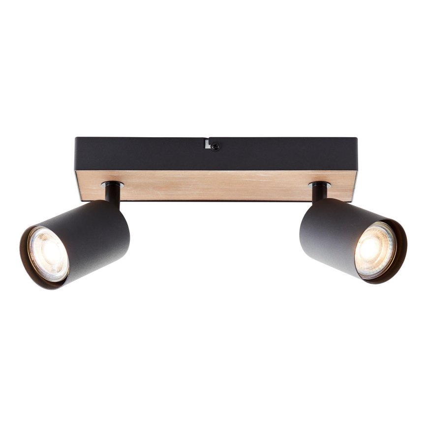 Brilliant - LED Spot JELLO 2xGU10/4,5W/230V grenen