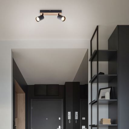 Brilliant - LED Spot JELLO 2xGU10/4,5W/230V grenen