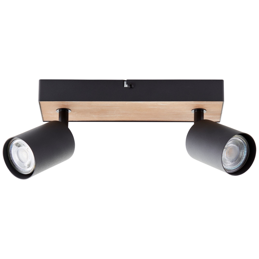 Brilliant - LED Spot JELLO 2xGU10/4,5W/230V grenen