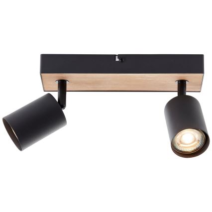 Brilliant - LED Spot JELLO 2xGU10/4,5W/230V grenen