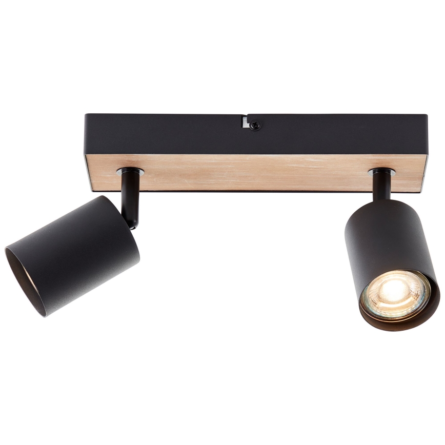 Brilliant - LED Spot JELLO 2xGU10/4,5W/230V grenen