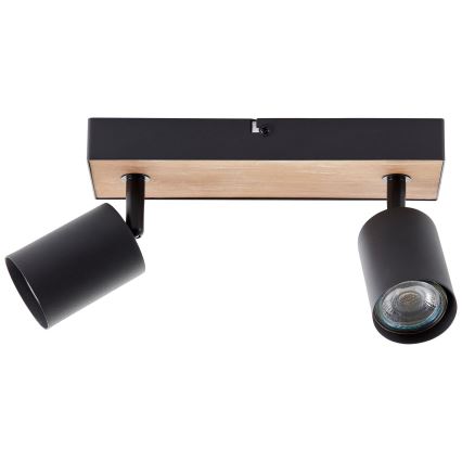 Brilliant - LED Spot JELLO 2xGU10/4,5W/230V grenen