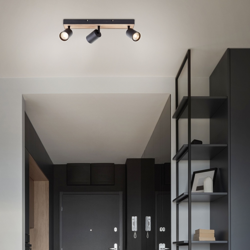 Brilliant - LED Spot JELLO 3xGU10/4,5W/230V grenen