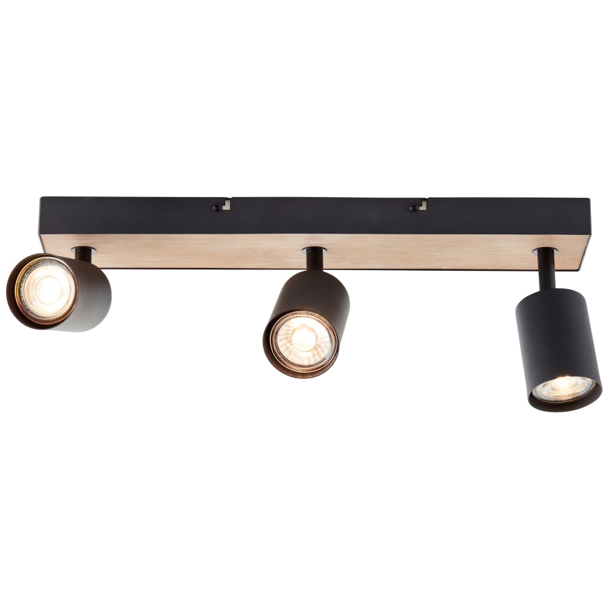 Brilliant - LED Spot JELLO 3xGU10/4,5W/230V grenen
