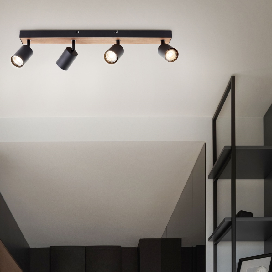 Brilliant - LED Spot JELLO 4xGU10/4,5W/230V grenen - FSC gecertificeerd