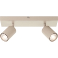 Brilliant - LED-spotlamp JELLO 2x GU10/5W/230V beige