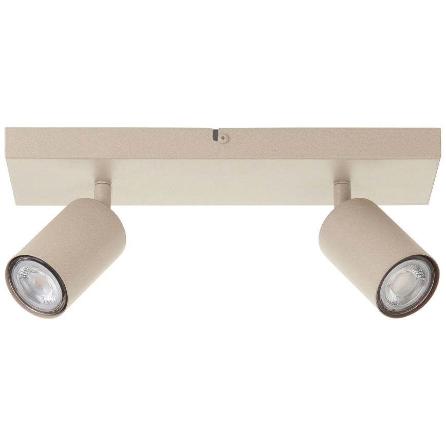 Brilliant - LED-spotlamp JELLO 2x GU10/5W/230V beige