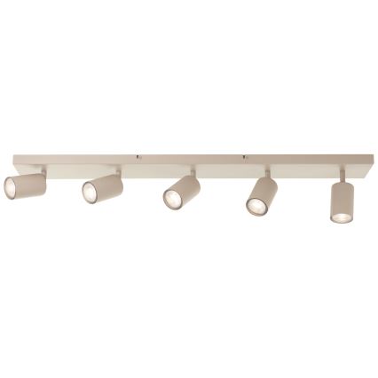 Brilliant - LED-spotlamp JELLO 5xGU10/5W/230V beige