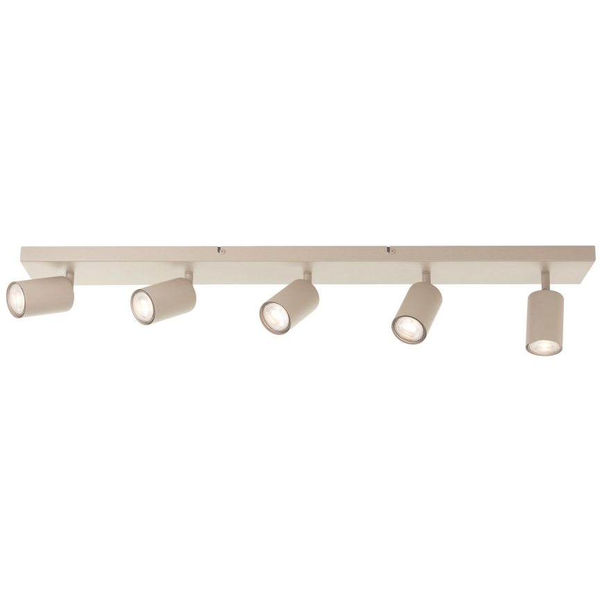 Brilliant - LED-spotlamp JELLO 5xGU10/5W/230V beige