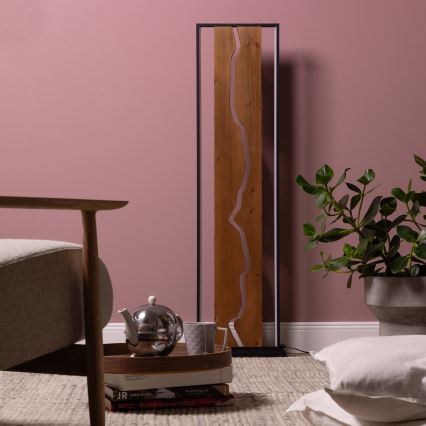 Brilliant - LED Vloerlamp THUNDER LED/18W/230V grenen