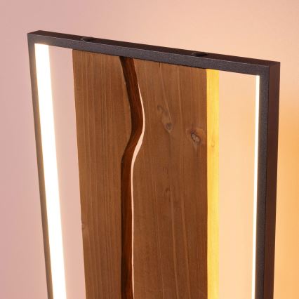 Brilliant - LED Vloerlamp THUNDER LED/18W/230V grenen