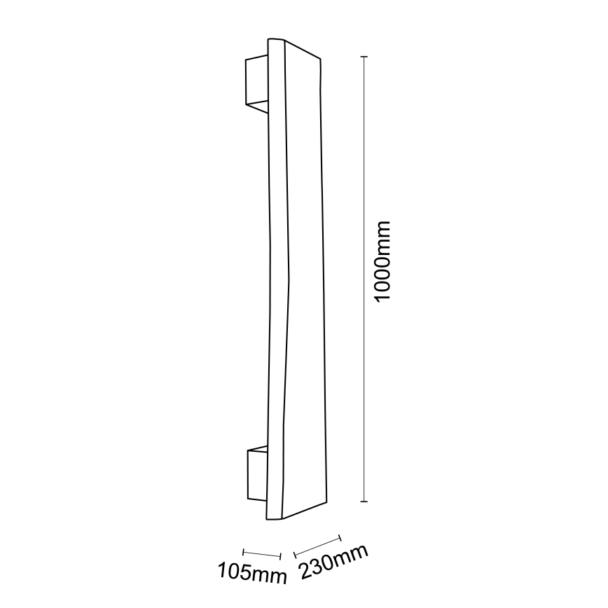 Brilliant - LED wand verlichting FEINGOLD LED/8,5W/230V grenen - FSC gecertificeerd