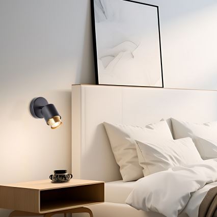 Brilliant - LED-wandspot COVELO 1xGU10/5W/230V zwart/goud