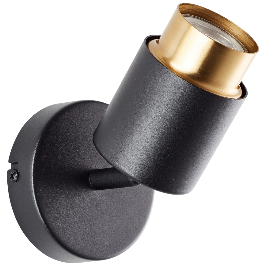 Brilliant - LED-wandspot COVELO 1xGU10/5W/230V zwart/goud