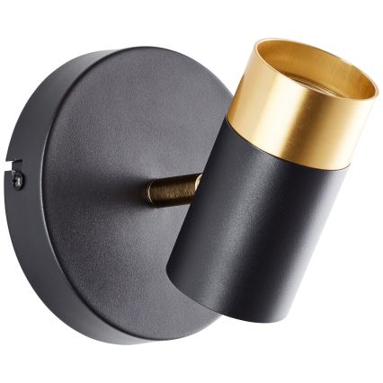 Brilliant - LED wandspot VIGOLO 1xGU10/5W/230V zwart/goud