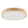 Brilliant - MOREEN LED plafondlamp voor de badkamer, 18W/230V, 2700/4000/6500K, Ø 34 cm, IP44, rubberhout
