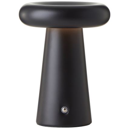 Brilliant - LED Dimbare Touch Buiten Tafel Lamp MUFFIN LED/3W/5V USB 2600 mAh IP44 zwart