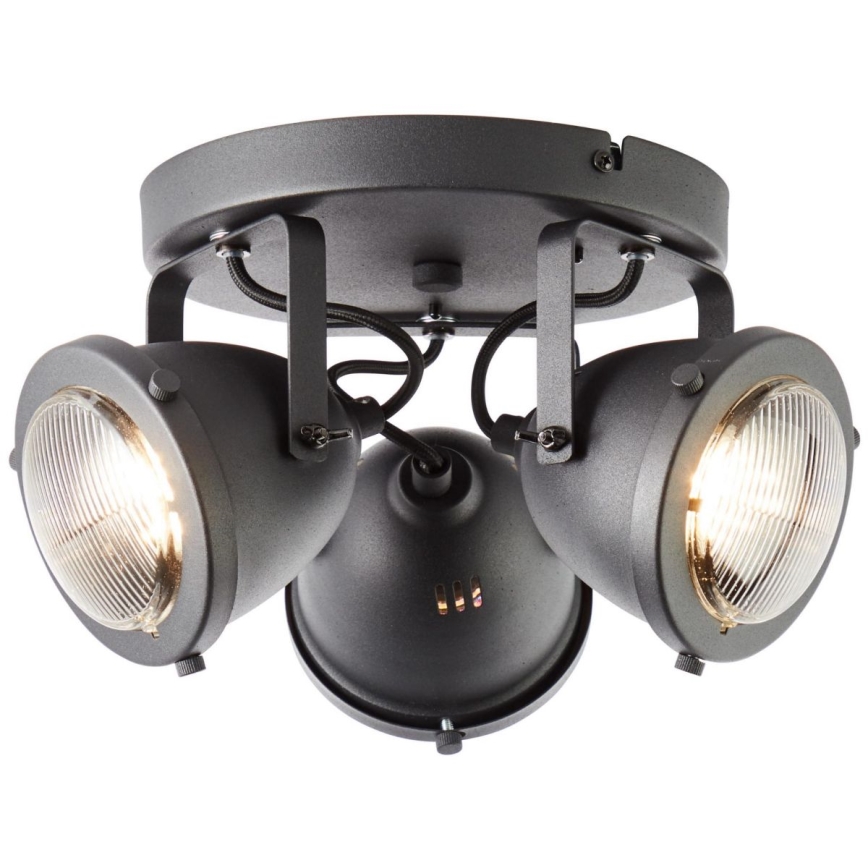 Brilliant - Opbouwspot CARMEN 3xGU10/5W/230V zwart