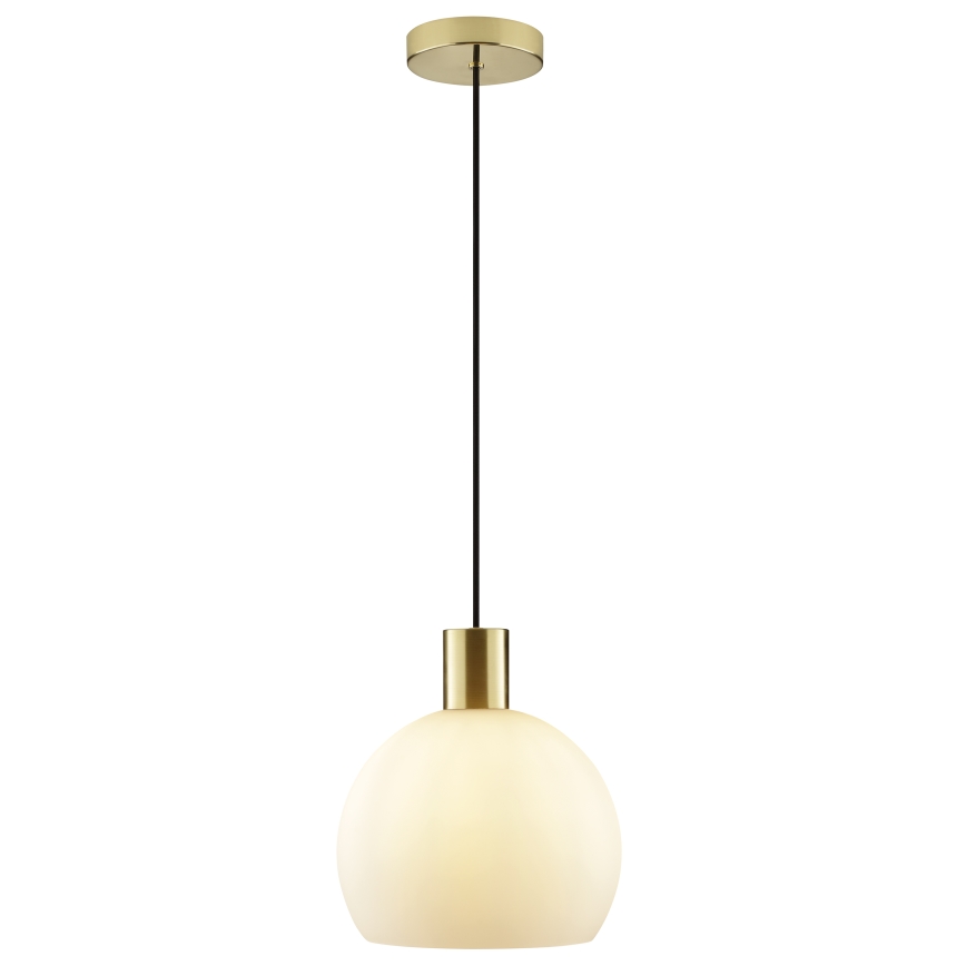 Brilliant - Pendellamp CONY aan kabel 1xE27/20W/230V Ø 25 cm messing
