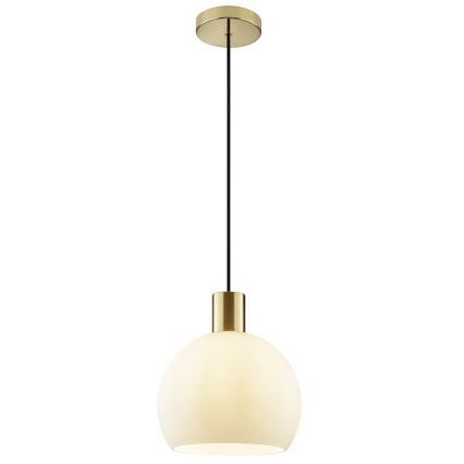 Brilliant - Pendellamp CONY aan kabel 1xE27/20W/230V Ø 25 cm messing
