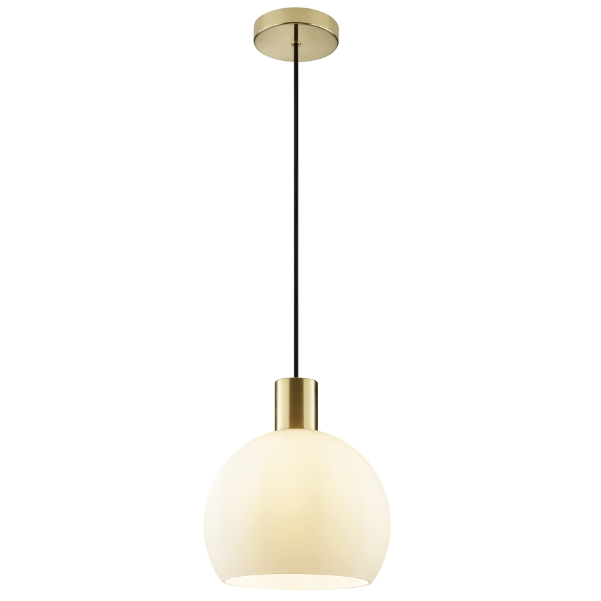 Brilliant - Pendellamp CONY aan kabel 1xE27/20W/230V Ø 25 cm messing