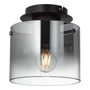 Brilliant - Plafondlamp BETH 1xE27/60W/230V zwart/gerookt