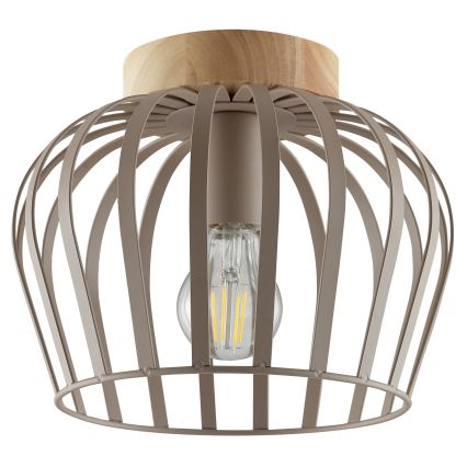 Brilliant - Plafondlamp NORDIC CAGE 1xE27/20W/230V Ø 25 cm beige