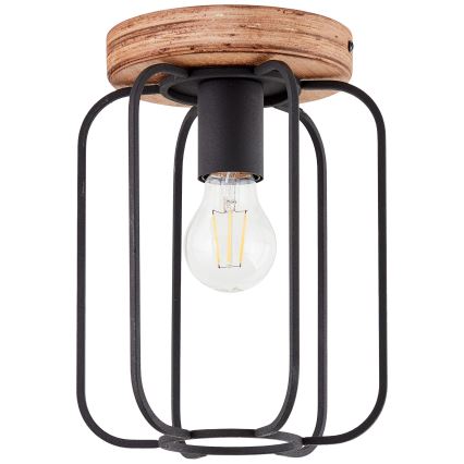 Brilliant - Plafondlamp TOSH 1xE27/40W/230V populierenhout