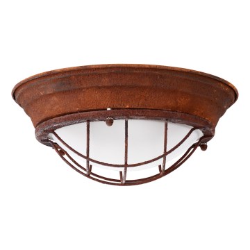 Brilliant - Plafondlamp TYPHOON 2xE27/30W/230V roodbruin