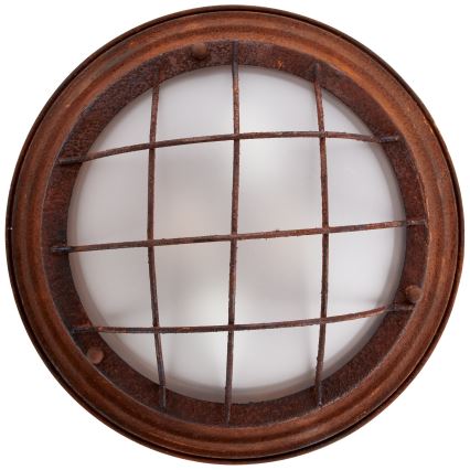 Brilliant - Plafondlamp TYPHOON 2xE27/30W/230V roodbruin