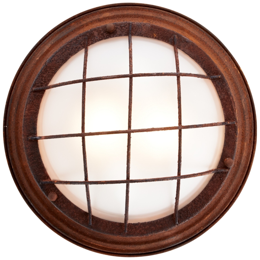 Brilliant - Plafondlamp TYPHOON 2xE27/30W/230V roodbruin