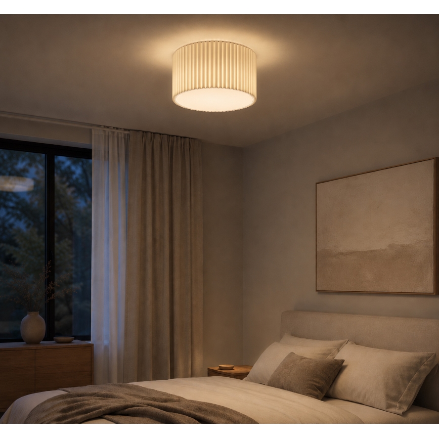 Brilliant - Plafondlamp VELIN 2x E27/20W/230V Ø 35 cm crèmekleurig