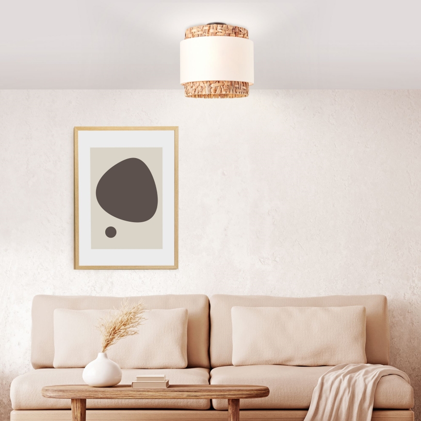 Brilliant - Plafondlamp WATERLILLY 2xE27/60W/230V diameter 35 cm crème
