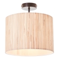 Brilliant - Plafondlamp WIMEA 1x E27/52W/230V Ø 30 cm zwart/beige