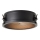 Brilliant - Plafondlamp ZOIS 1xE27/28W/230V Ø 30 cm zwart