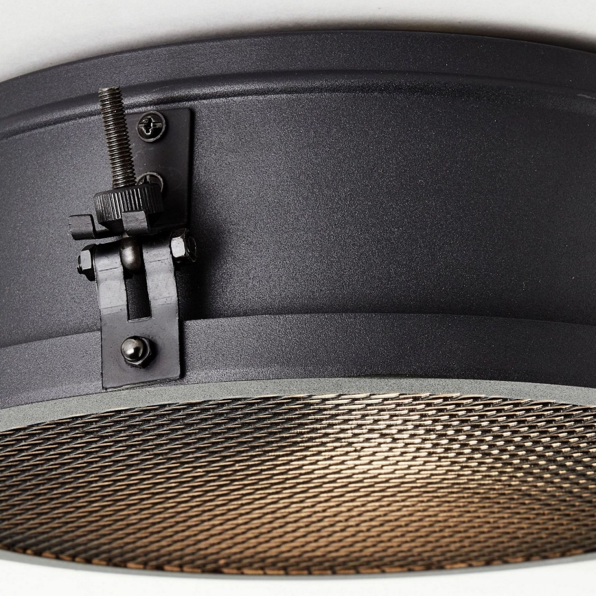 Brilliant - Plafondlamp ZOIS 1xE27/28W/230V Ø 30 cm zwart