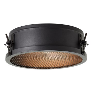 Brilliant - Plafondlamp ZOIS 1xE27/60W/230V Ø 30 cm zwart