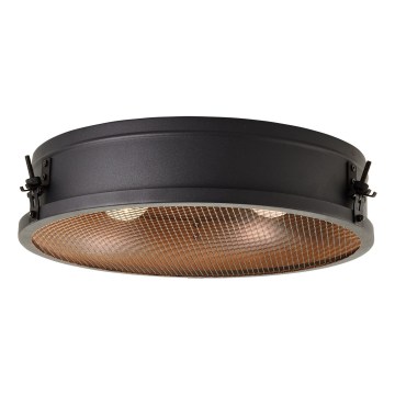 Brilliant - Plafondlamp ZOIS 2xE27/28W/230V Ø 42 cm zwart