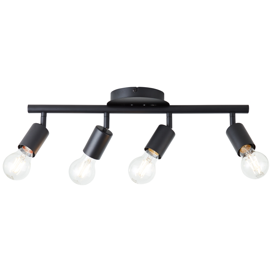 Brilliant - Plafondspot 4x E27/28W/230V zwart