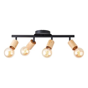 Brilliant - plafondspot 4xE27/28W/230V bamboe