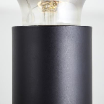Brilliant - Plafondspot TIFFANY 4xE27/28W/230V zwart