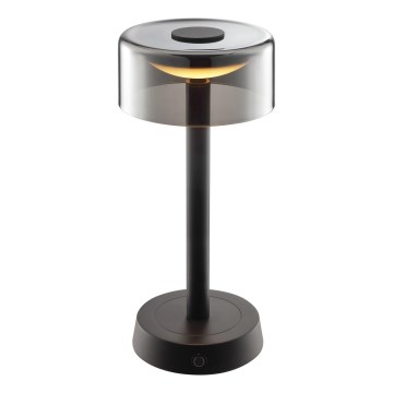 Brilliant - RAZOR LED dimbare oplaadbare buitentafellamp met aanraakbediening LED/2,5W/5V 2700K 2600 mAh IP44 zwart