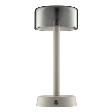 Brilliant - Dimbare oplaadbare LED-tafellamp voor buiten met aanraakbediening RAZOR LED/2,5W/5V 2700K 2600 mAh IP44 grijs