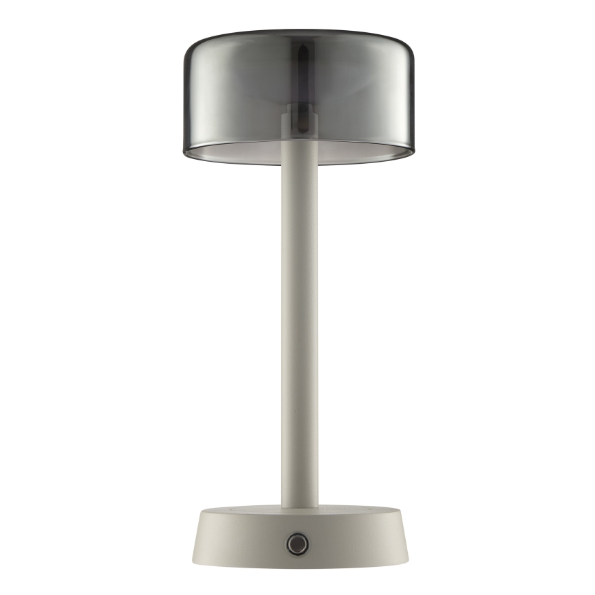 Brilliant - Dimbare oplaadbare LED-tafellamp voor buiten met aanraakbediening RAZOR LED/2,5W/5V 2700K 2600 mAh IP44 grijs