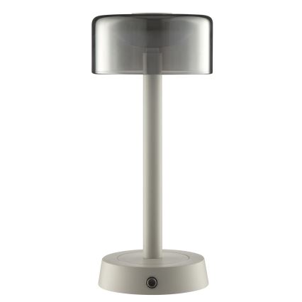 Brilliant - Dimbare oplaadbare LED-tafellamp voor buiten met aanraakbediening RAZOR LED/2,5W/5V 2700K 2600 mAh IP44 grijs