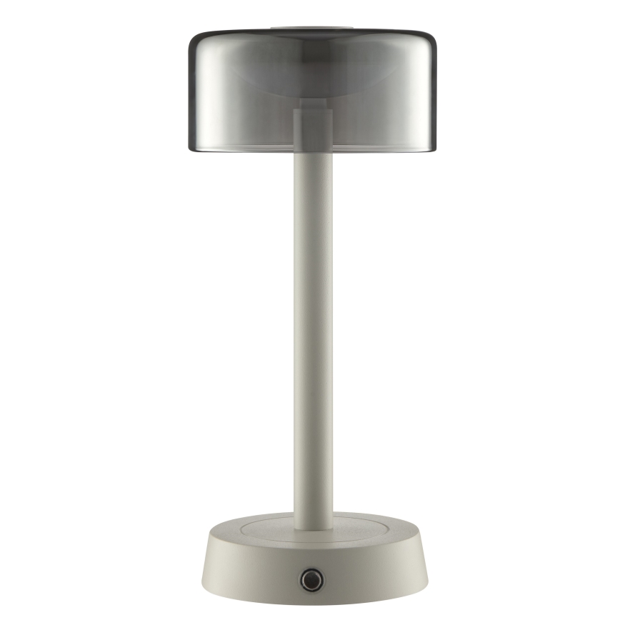 Brilliant - Dimbare oplaadbare LED-tafellamp voor buiten met aanraakbediening RAZOR LED/2,5W/5V 2700K 2600 mAh IP44 grijs