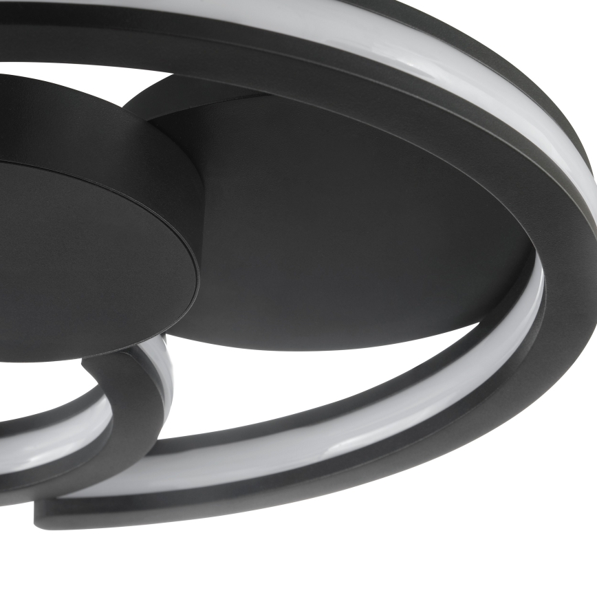 Brilliant - LED plafondlamp REVOLA LED/33W/230V 3000/4000/6500K Ø 40 cm zwart