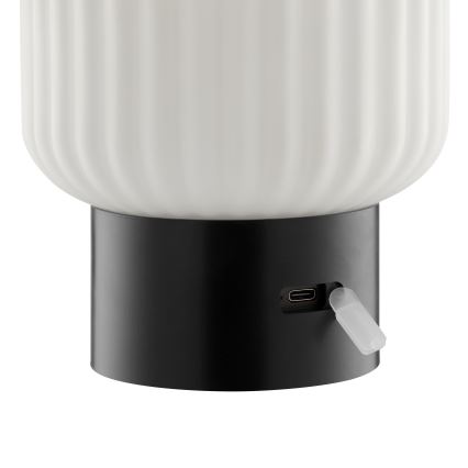 Brilliant - RGBW LED dimbare oplaadbare tafellamp voor buiten met aanraakbediening SARASTRO LED/3W/5V 2700K 1800 mAh IP44 wit