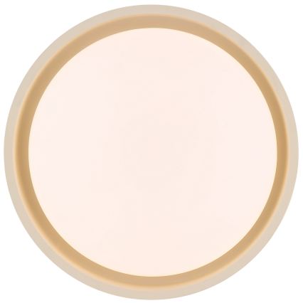 Brilliant - SONORA LED-plafondlamp, 12 W, 230 V, 3000 K, Ø 31 cm, beige
