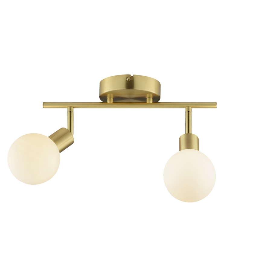 Brilliant - Spotlamp JORGE 2xG9/10W/230V messing